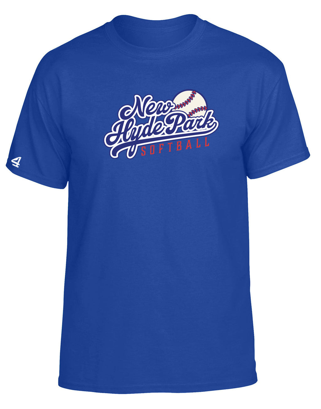 New Hyde Park Softball  Diamond Team Spirit Short Sleeve Cotton Tee
