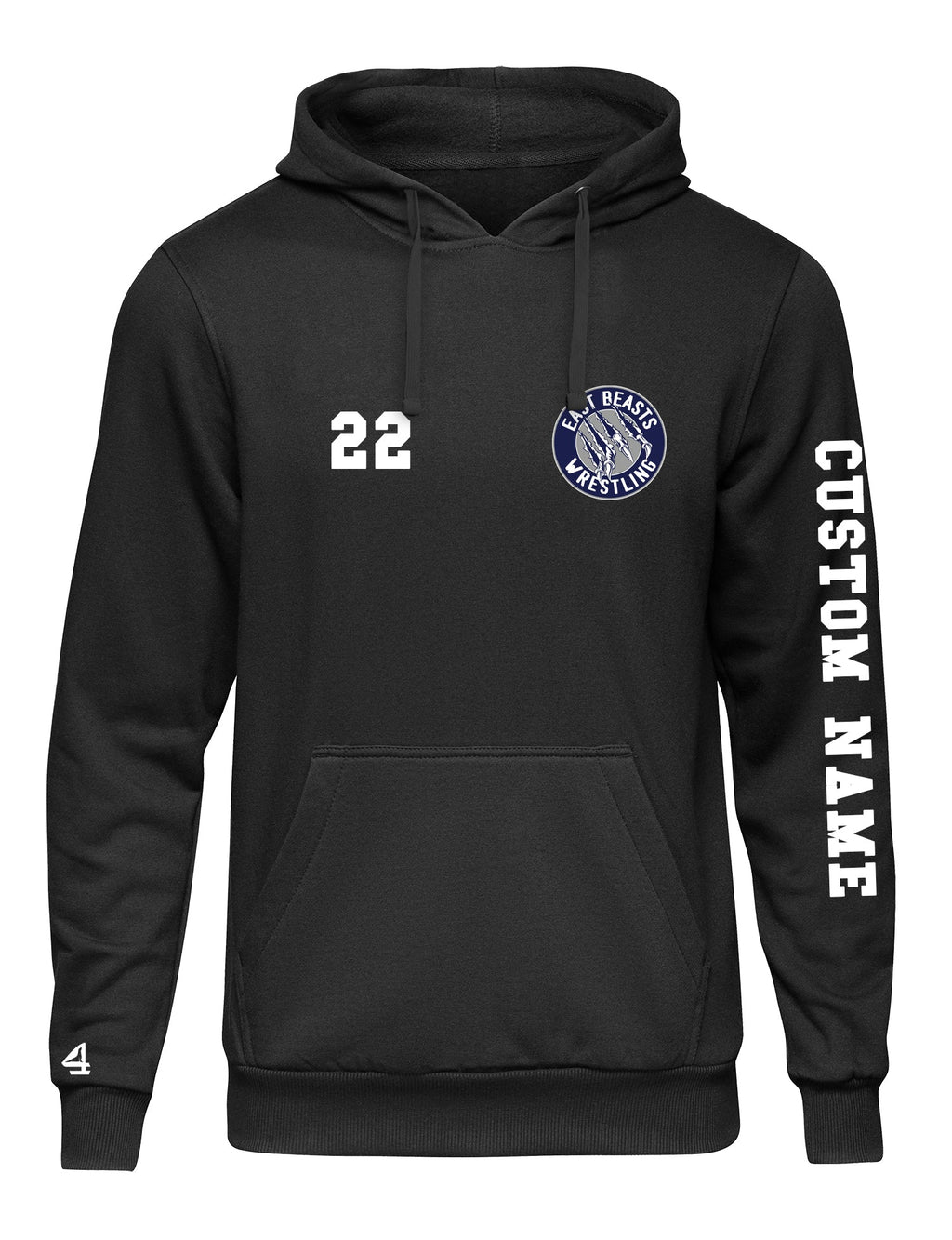 East Beasts Wrestling Hoodies