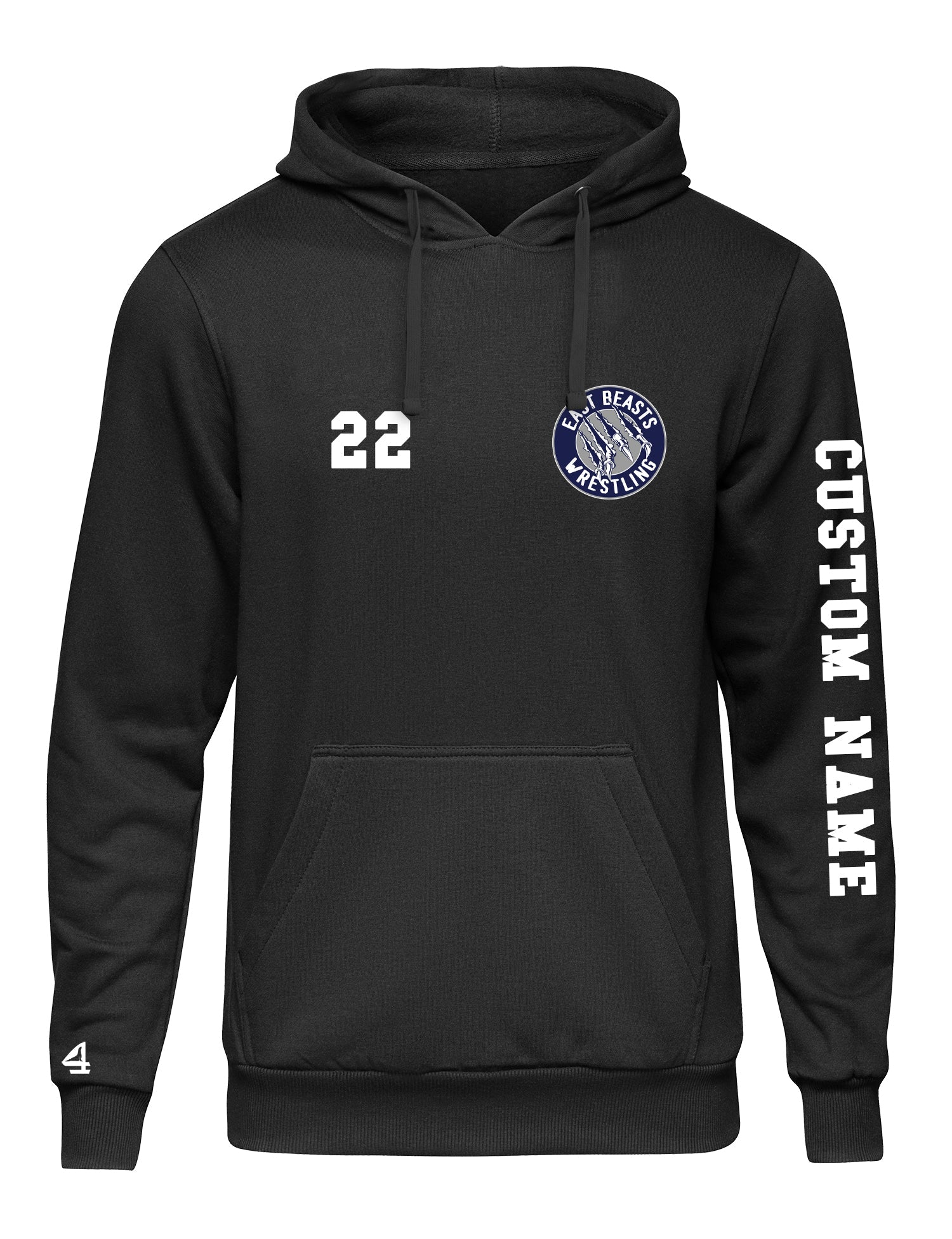 East Beasts Wrestling Hoodies