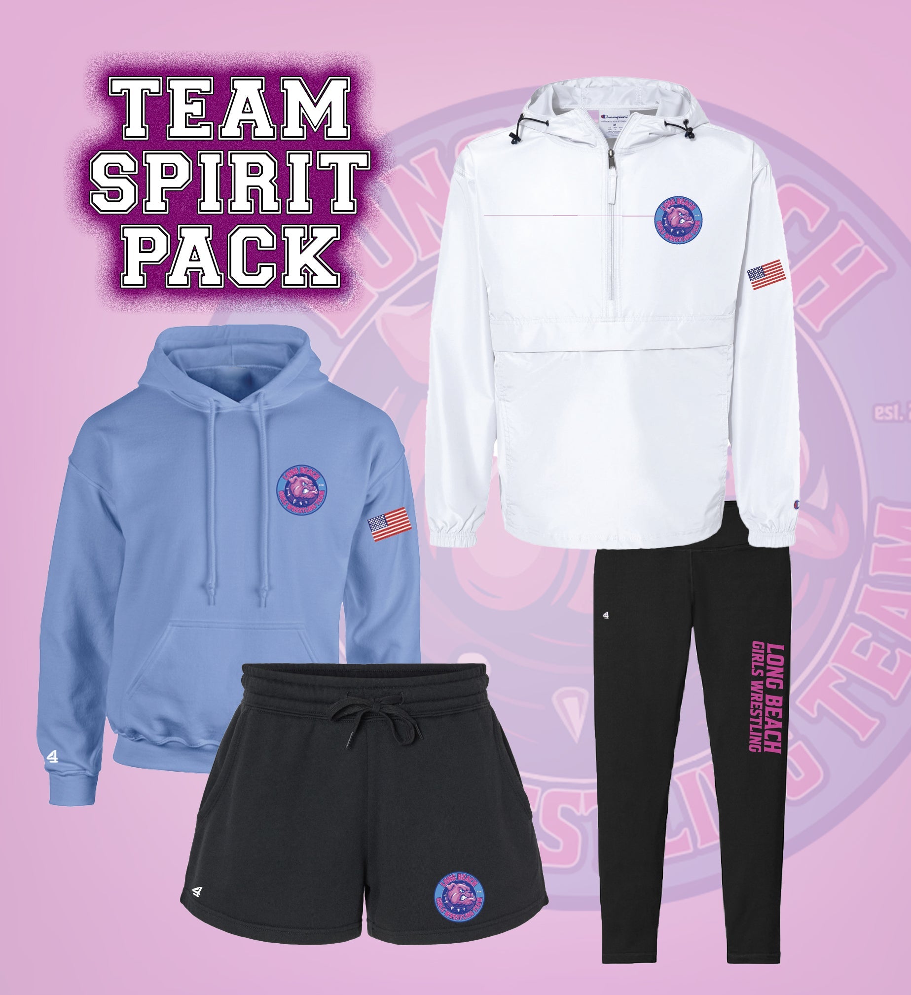 LONG BEACH GIRLS WRESTLING TEAM Spirit