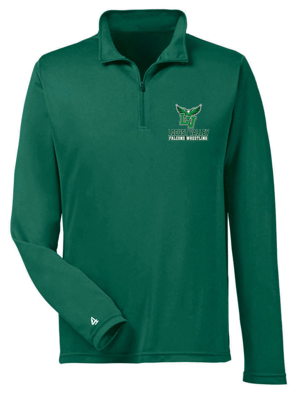 Locust Valley Falcons Wrestling Embroidered Wrestling 1/4 zip