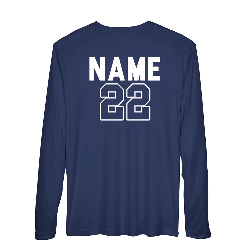Titans Gameday Long Sleeve Moisture Wicking Performance T Shirt Youth & Adult Size