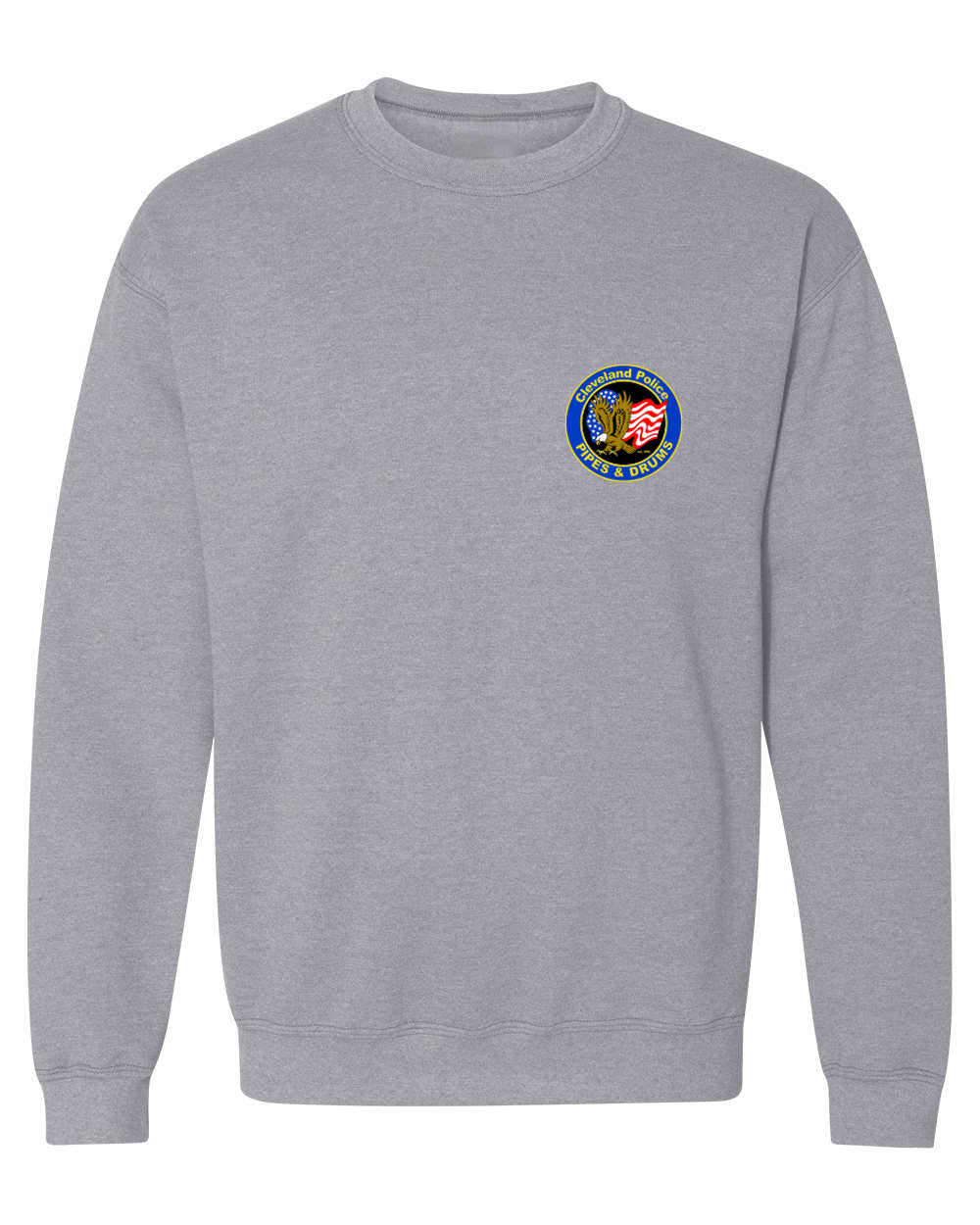 CLEVELAND POLICE PIPES AND DRUMS Shield Crewneck