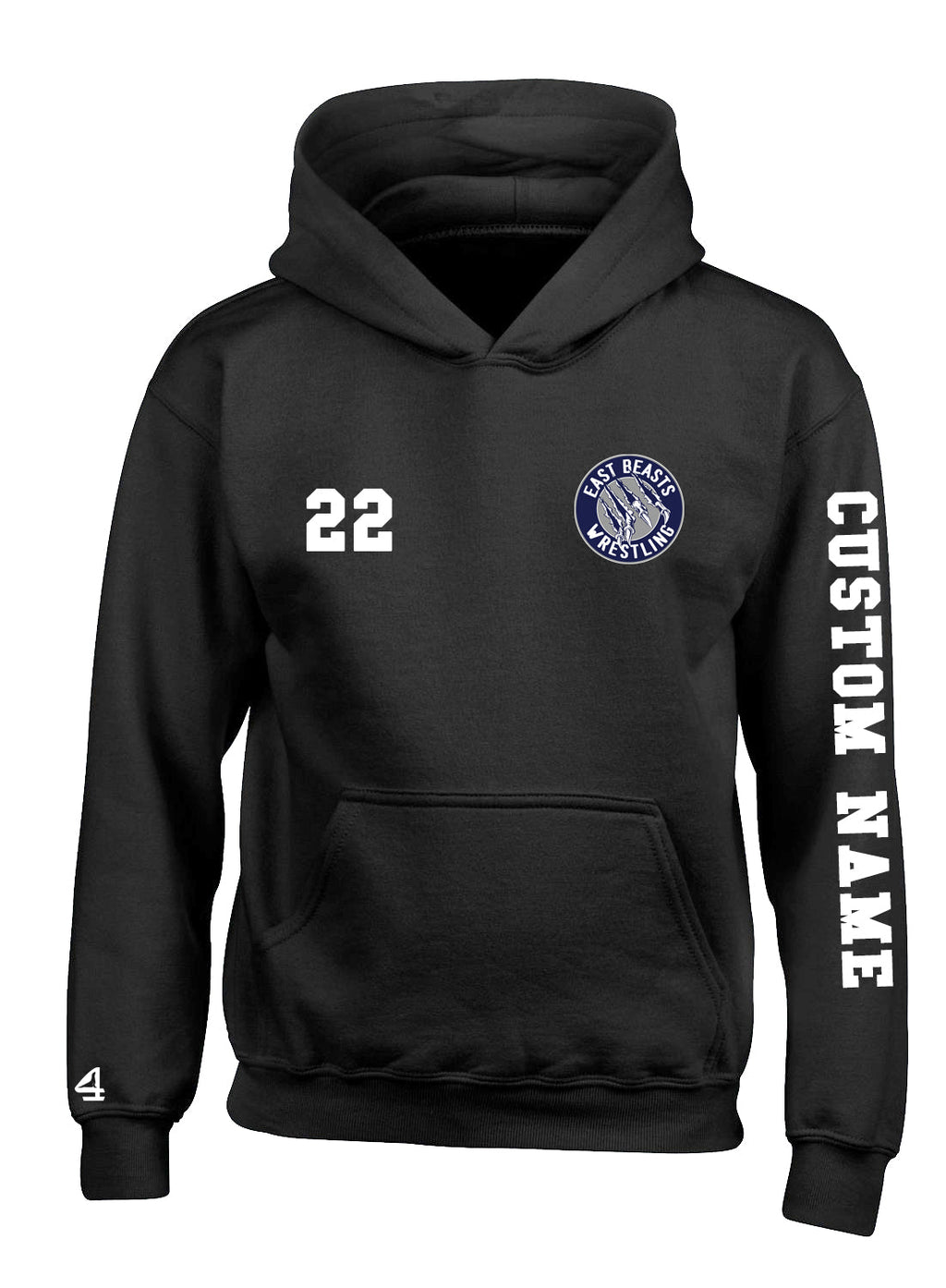 East Beasts Wrestling Hoodies