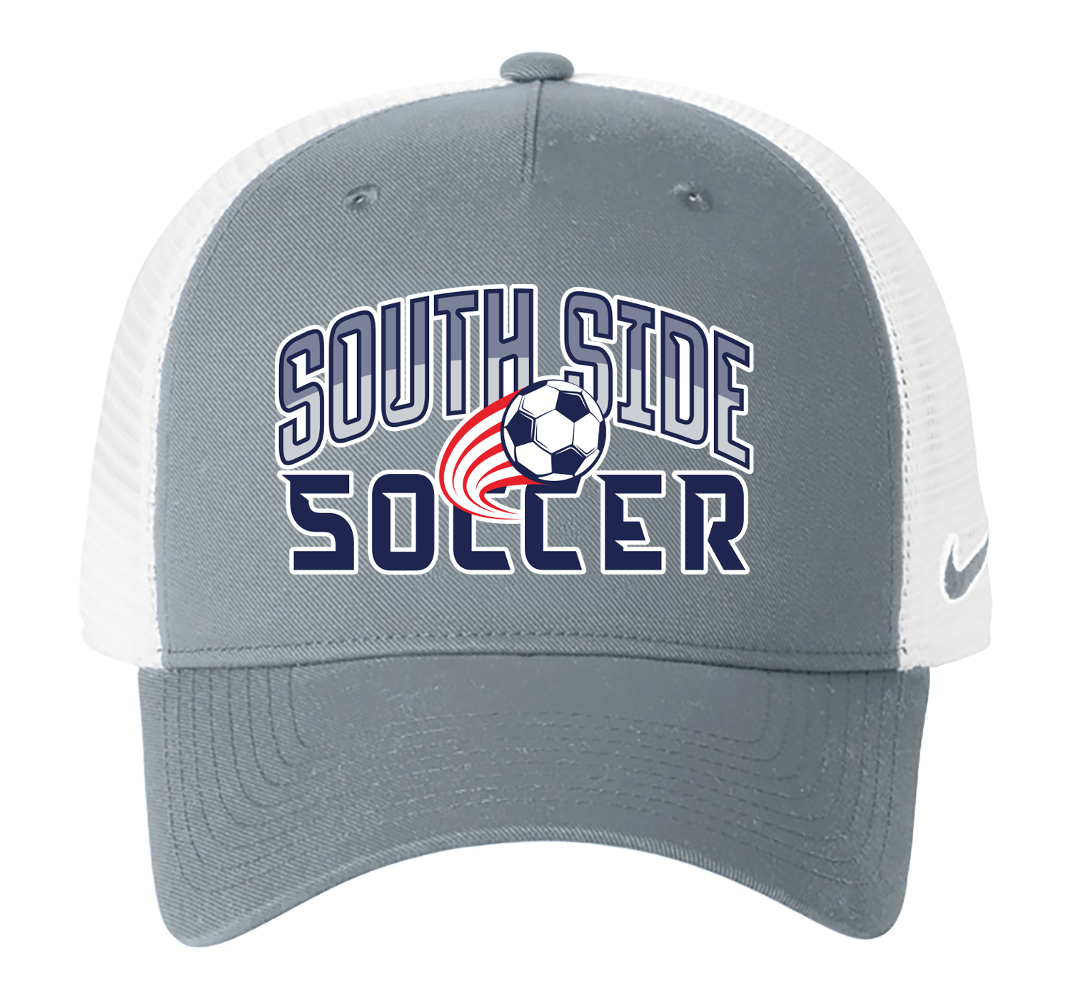 SSHS Cyclones Soccer Nike Snapback Mesh Trucker Cap