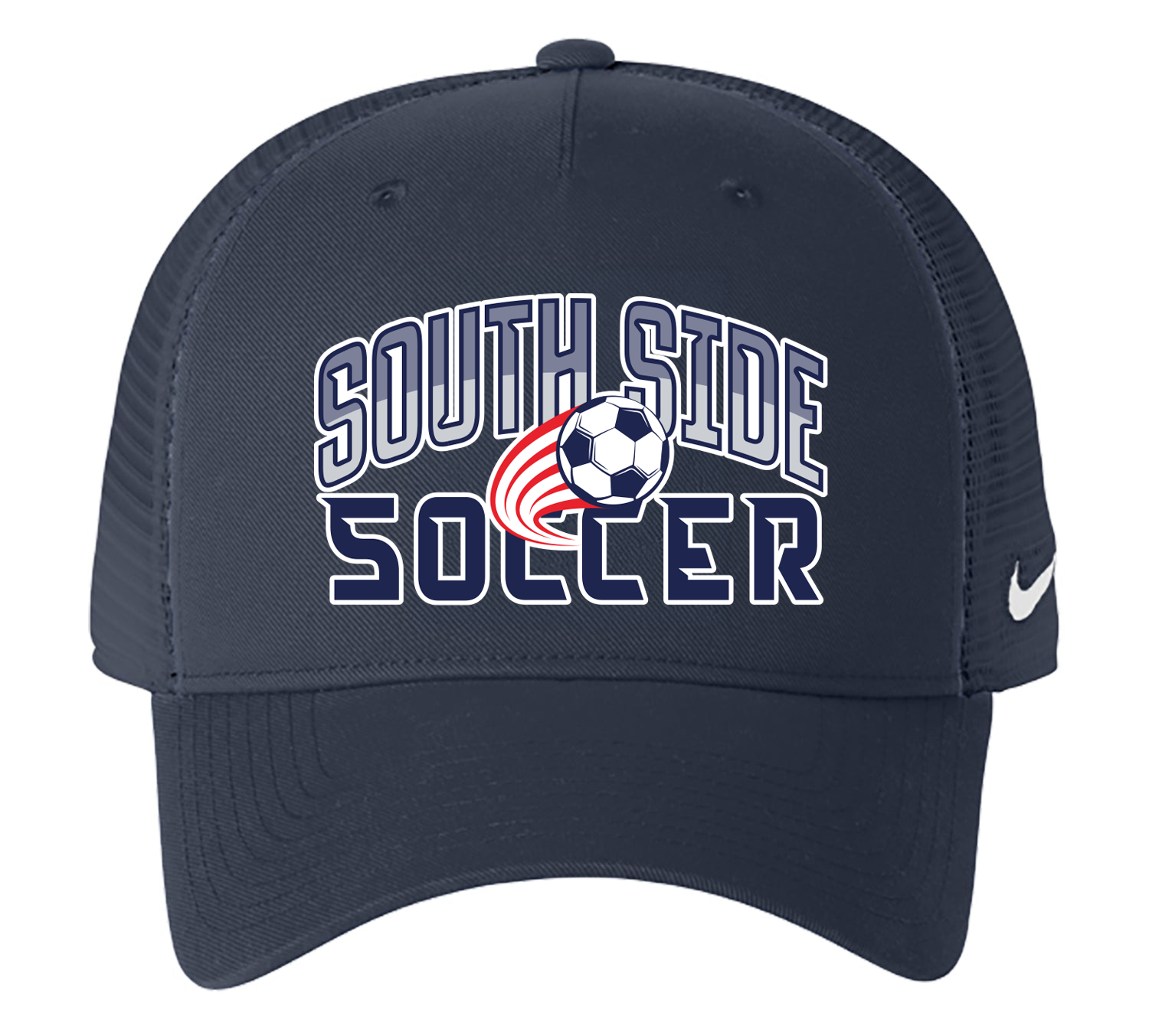 SSHS Cyclones Soccer Nike Snapback Mesh Trucker Cap