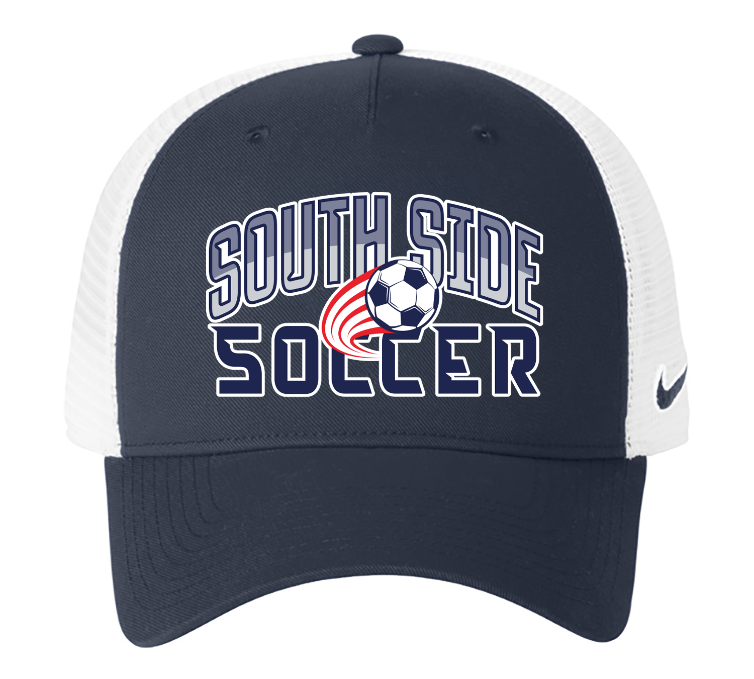 SSHS Cyclones Soccer Nike Snapback Mesh Trucker Cap
