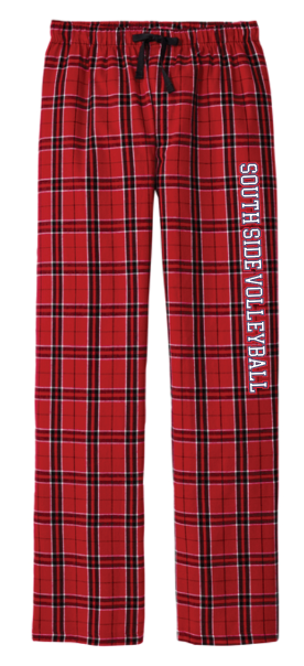 SOUTH SIDE MIDDLE SCHOOL VOLLEYBALL Flannel PJ Pants