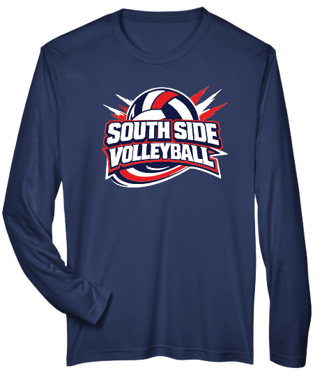 SOUTH SIDE MIDDLE SCHOOL VOLLEYBALL Performance Long Sleeve Tee