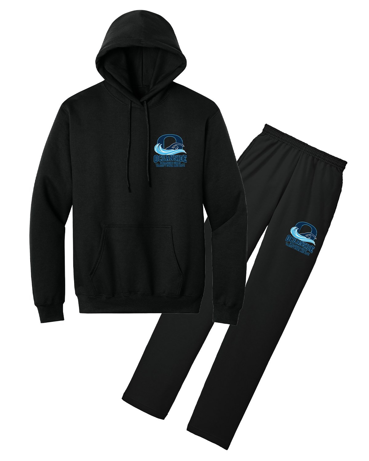 OCEANSIDE GIRLS VARSITY SWIM AND DIVE Sweatsuit PC78P / PC78H