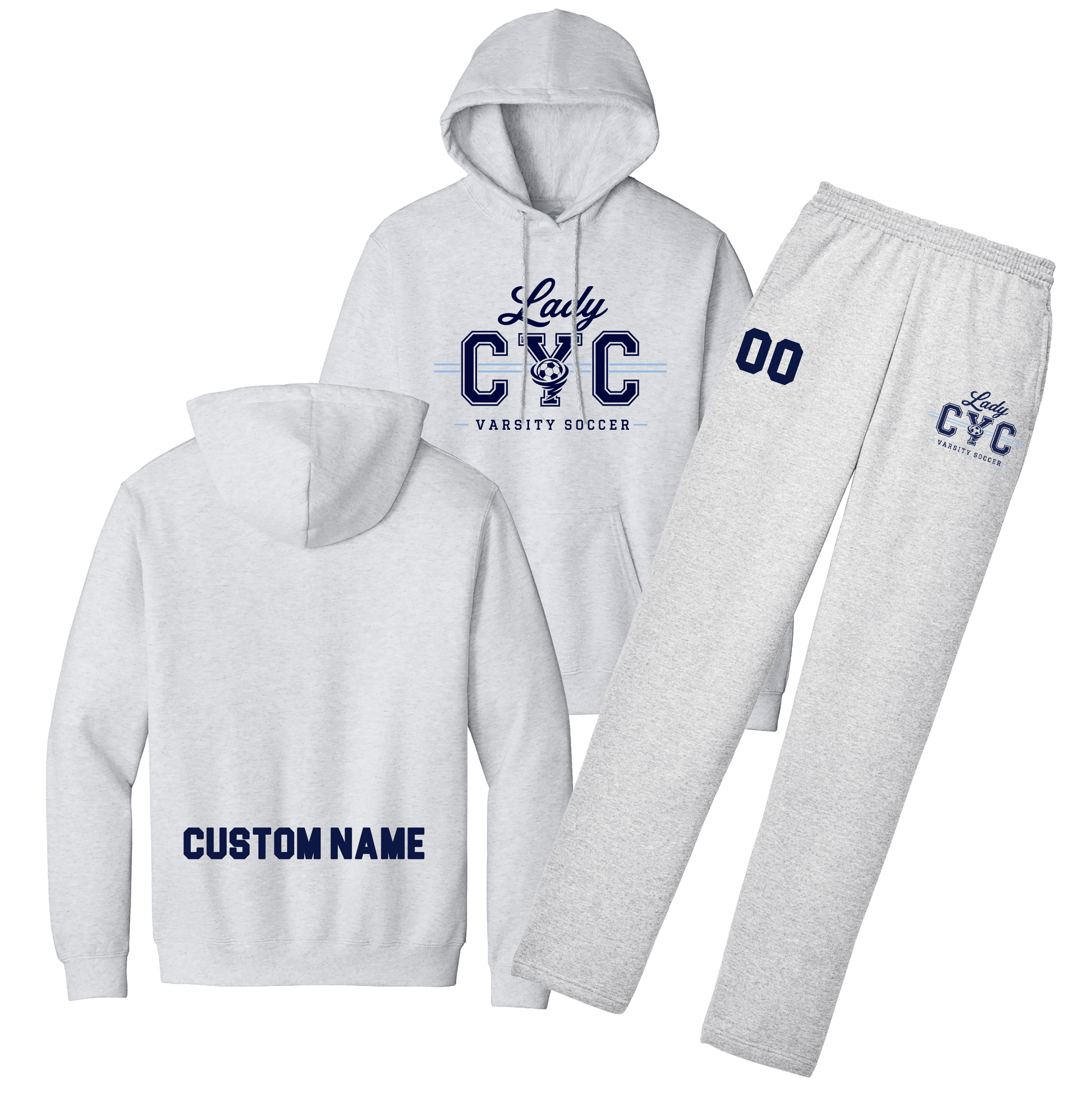 SOUTH SIDE HS GIRLS VARSITY SOCCER SWEATSUIT