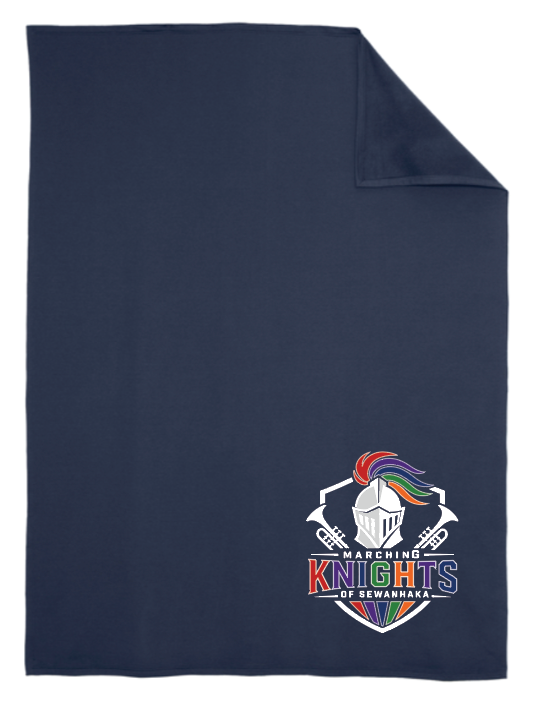 SEWANHAKA MARCHING KNIGHTS PRINTED Fleece Blanket