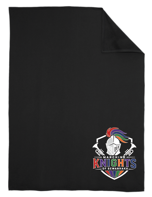 SEWANHAKA MARCHING KNIGHTS PRINTED Fleece Blanket