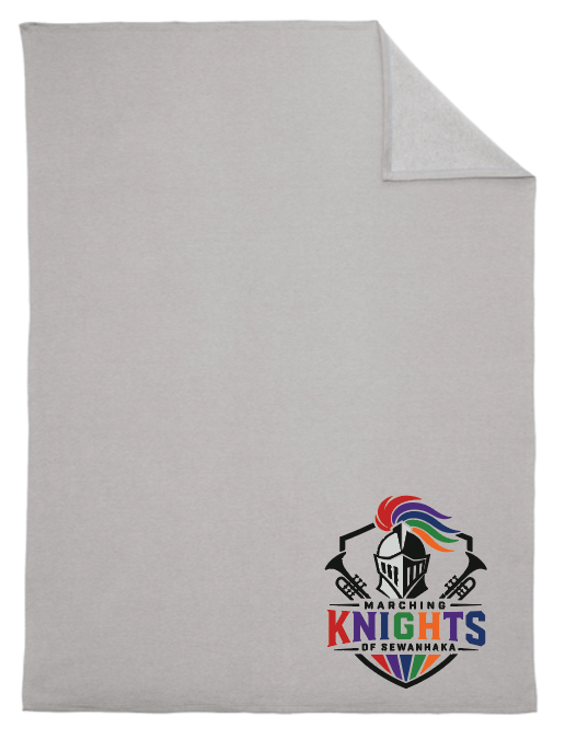 SEWANHAKA MARCHING KNIGHTS PRINTED Fleece Blanket