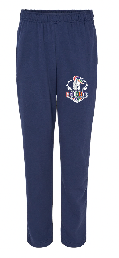 SEWANHAKA MARCHING KNIGHTS UNISEX SPONGE FLEECE STRAIGHT LEG SWEATPANTS