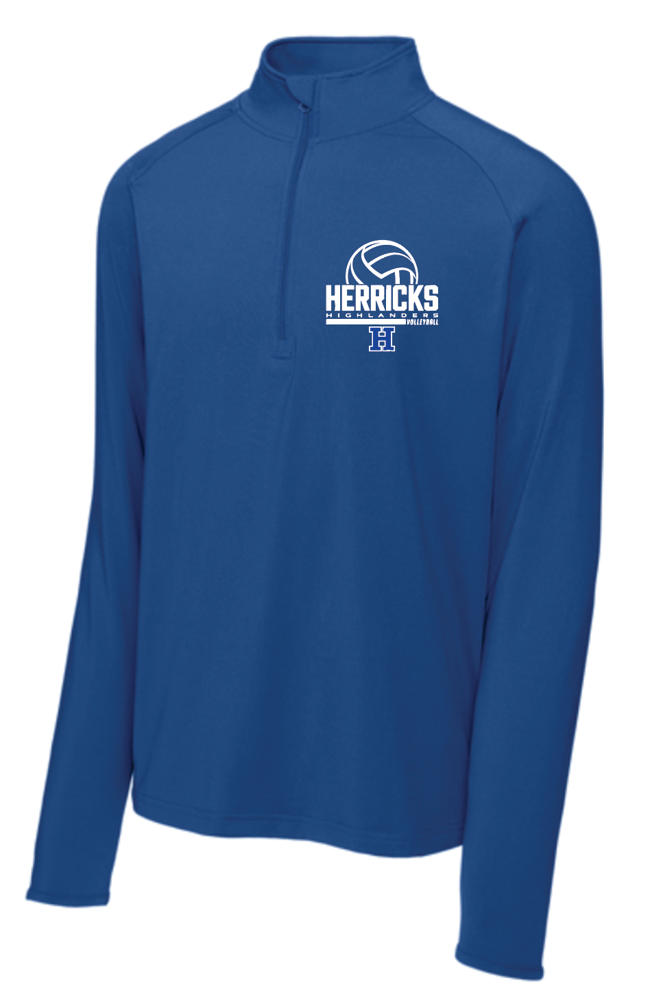 HERRICKS VOLLEYBALL EMBROIDERED 1/4 ZIP ST850