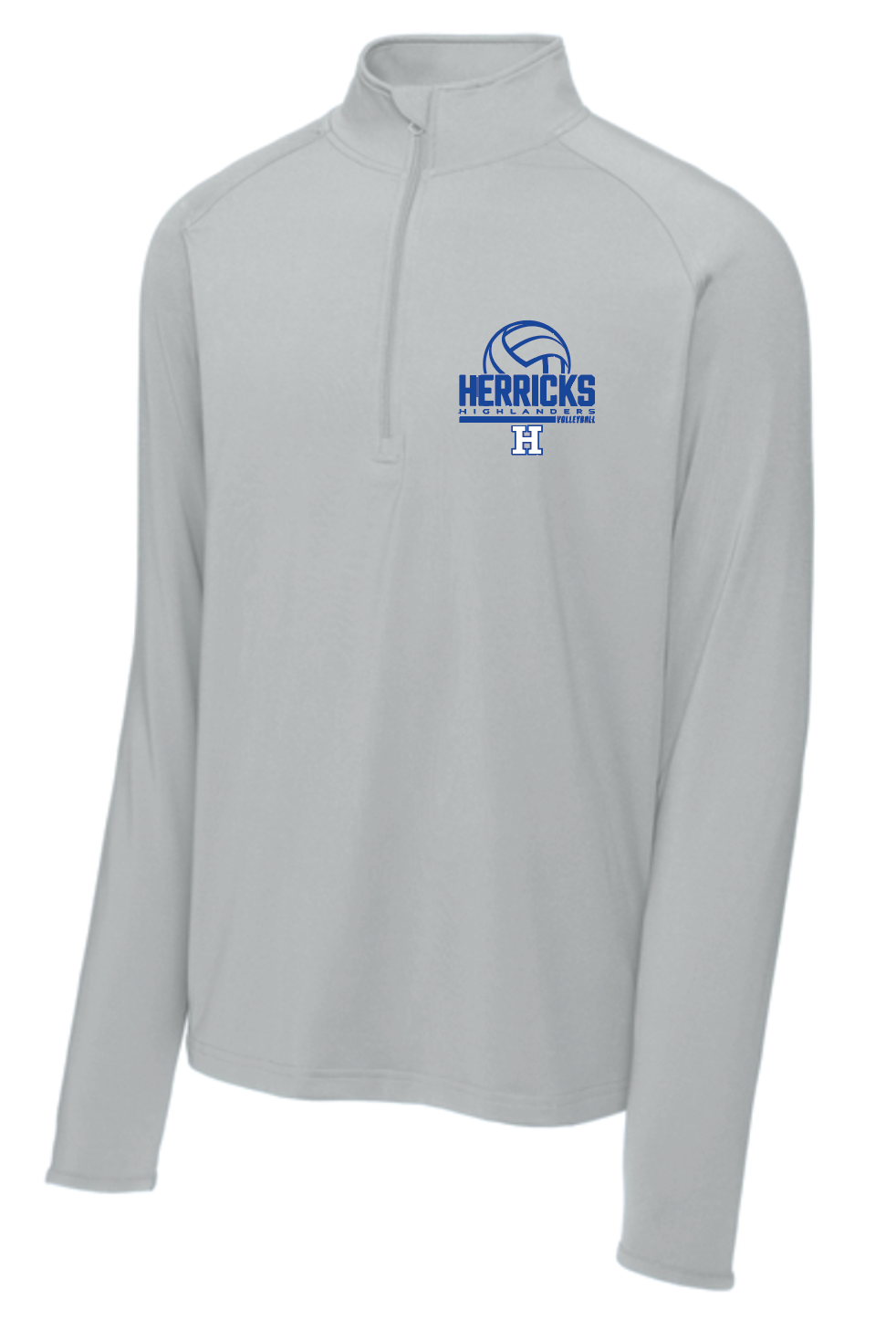 HERRICKS VOLLEYBALL EMBROIDERED 1/4 ZIP ST850