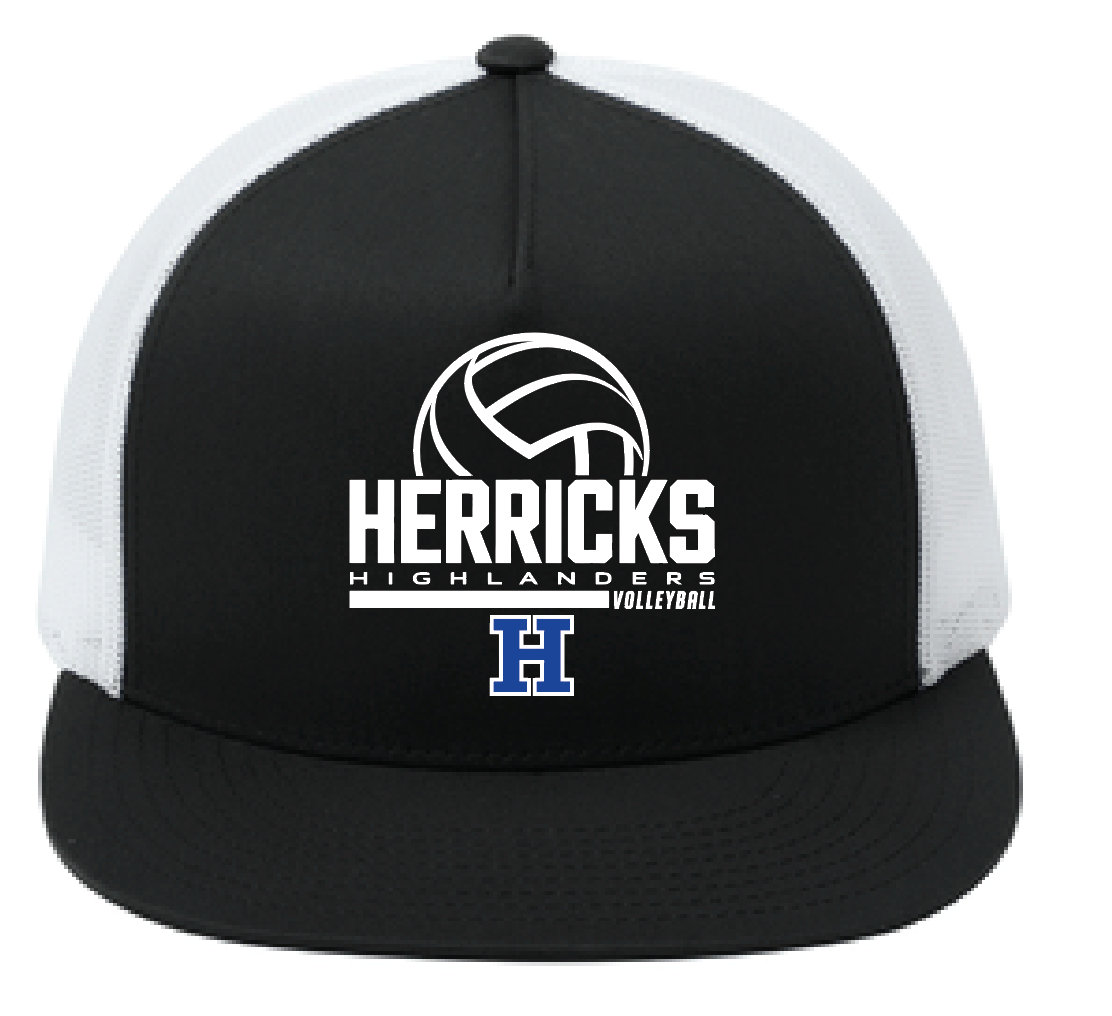 HERRICKS VOLLEYBALL PRINTED TRUCKER HAT stc38