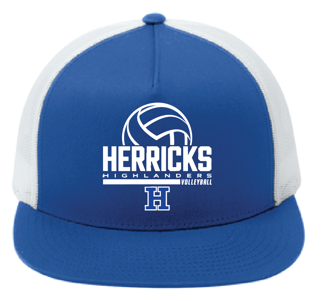 HERRICKS VOLLEYBALL EMBROIDERED TRUCKER HAT stc38