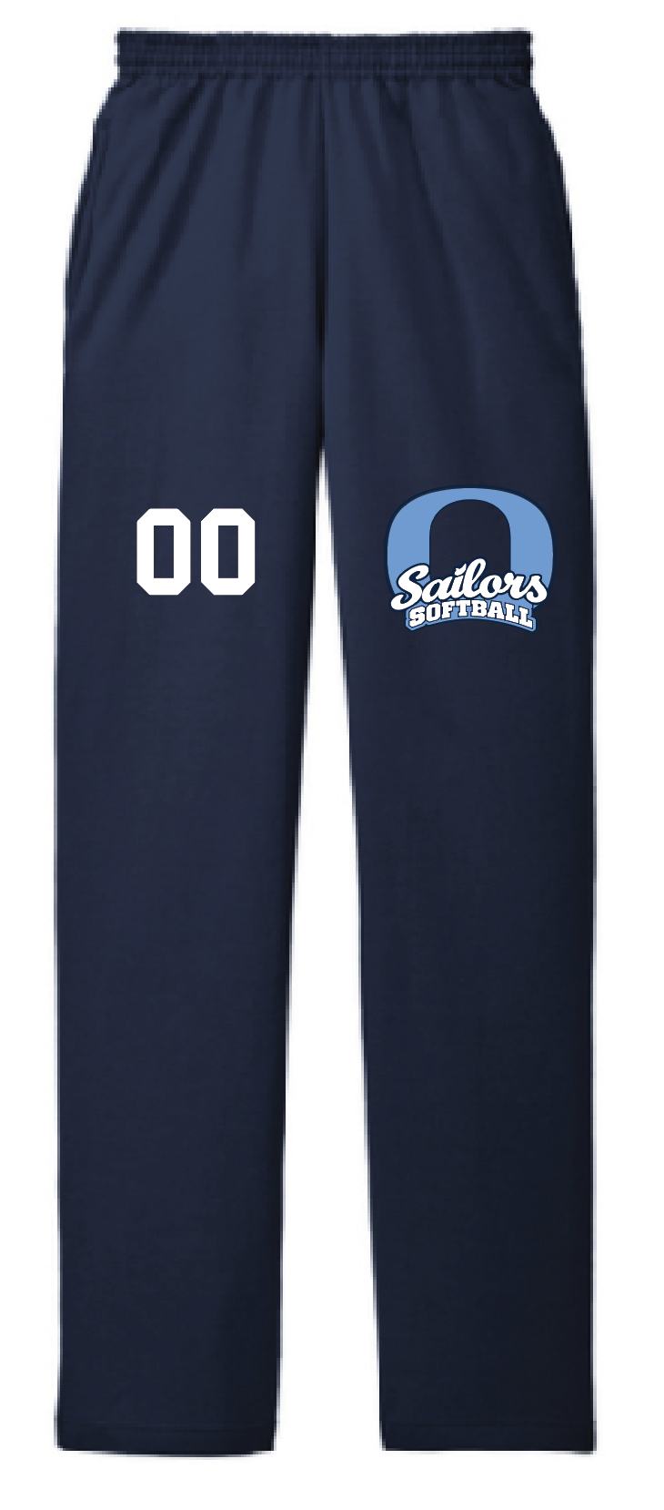 OCEANSIDE SOFTBALL OPEN BOTTOM SWEATPANTS PC78P
