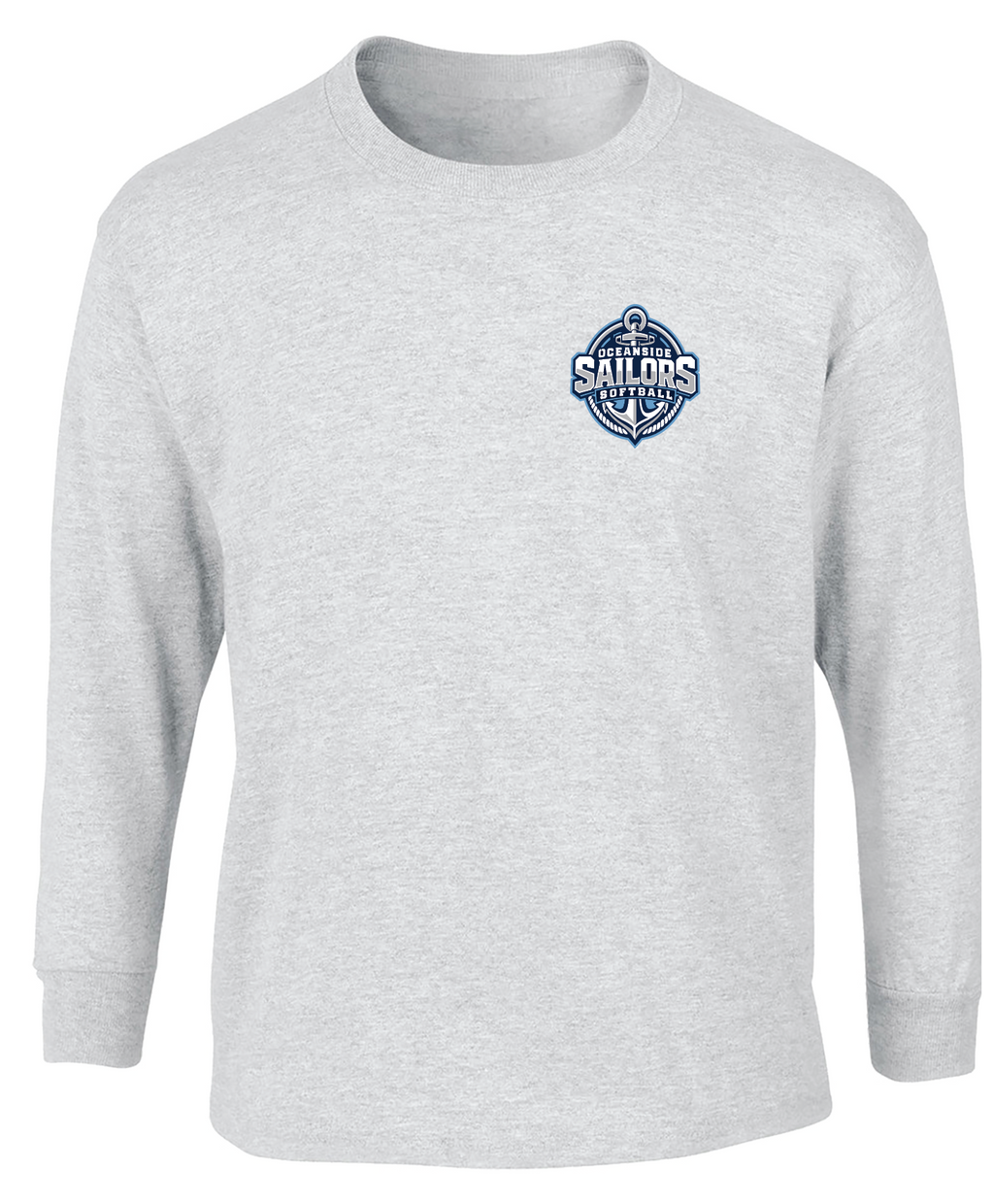 OCEANSIDE SOFTBALL LONG SLEEVE T-SHIRT 5400/B