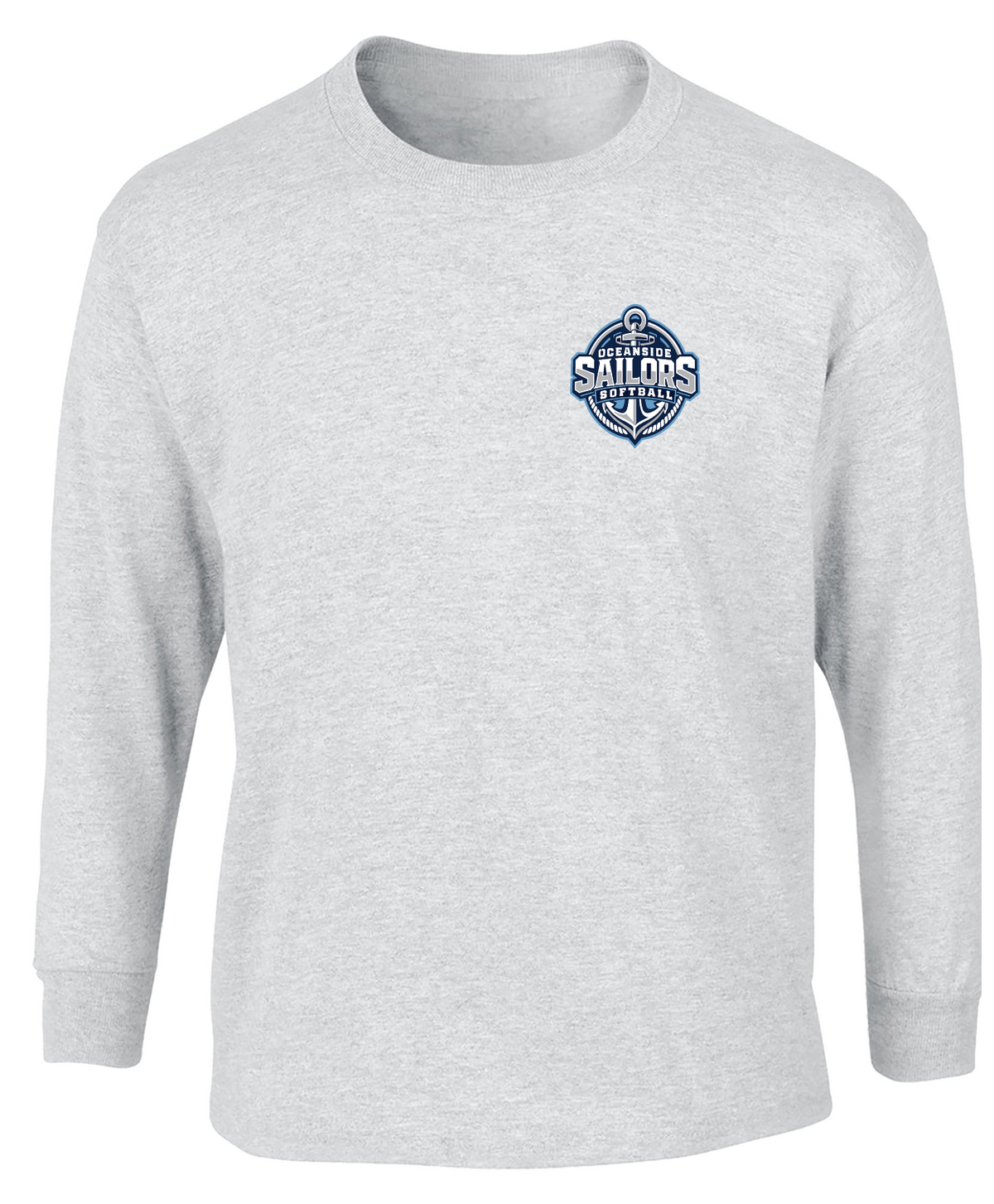 OCEANSIDE SOFTBALL LONG SLEEVE T-SHIRT 5400/B