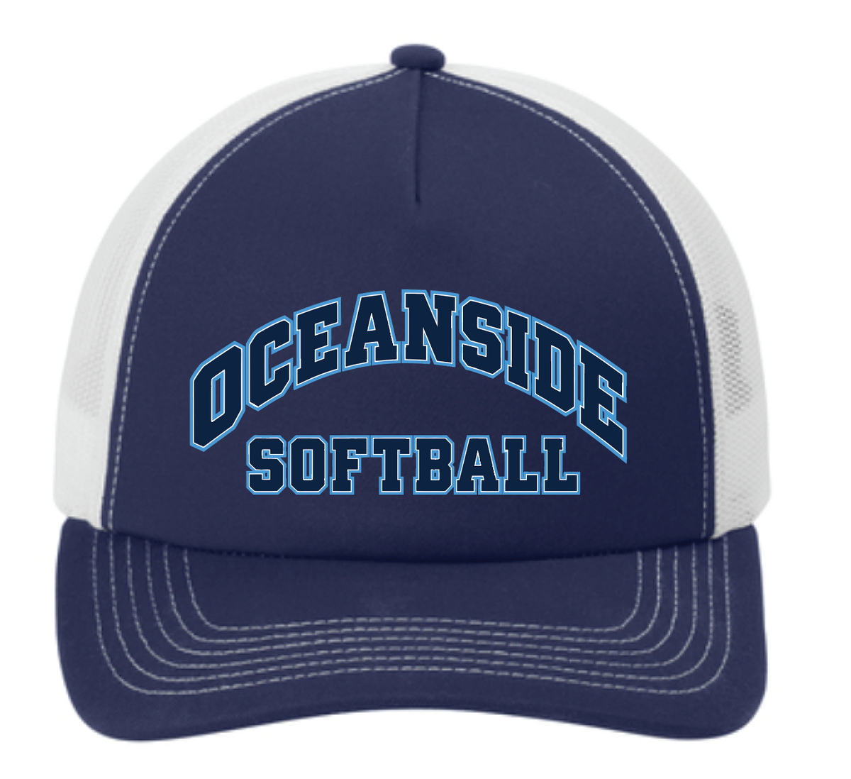 OCEANSIDE SOFTBALL EMBROIDERED SNAPBACK C405LP