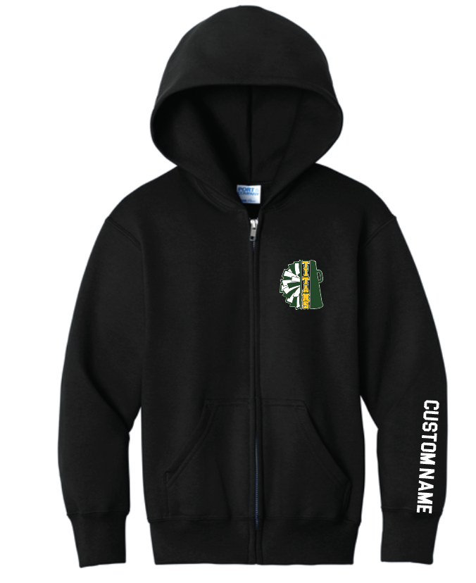 LYNBROOK TITANS FOOTBALL AND CHEER Youth Full-zip Hoodie