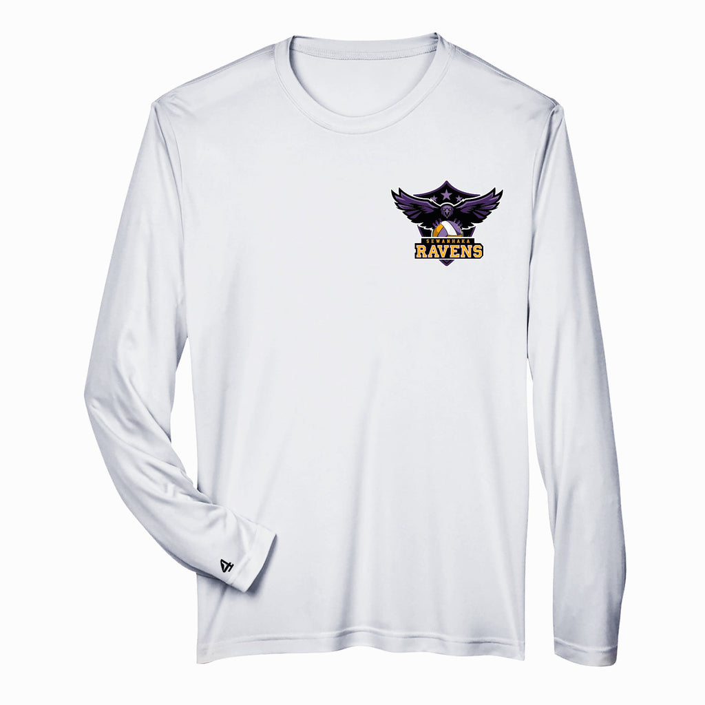 Sewanhaka Ravens Volleyball Performance Long-sleeve T-shirt