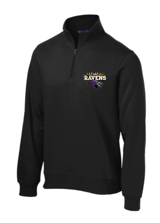 Sewanhaka Ravens Football embroidered 1/4 zip
