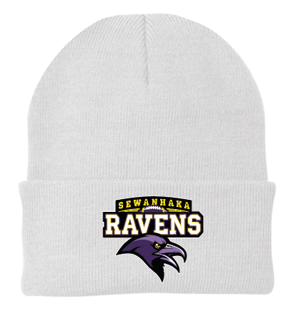 Sewanhaka Ravens Football Embroiderd Beanie
