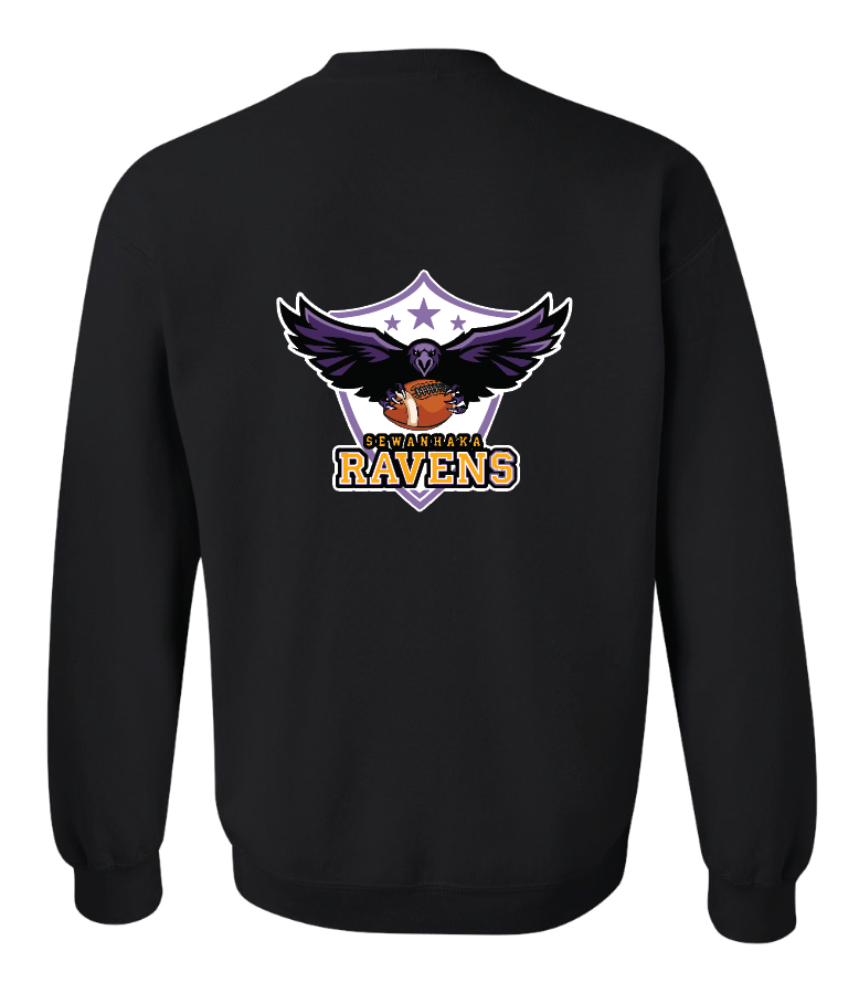 Sewanhaka Ravens Football Crewneck Sweater