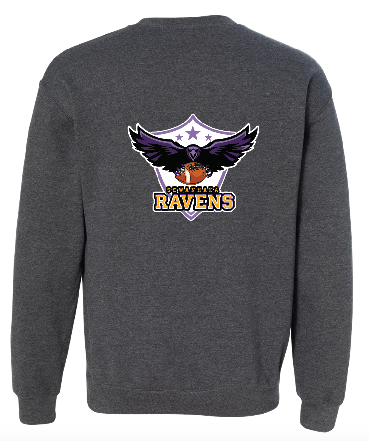 Sewanhaka Ravens Football Crewneck Sweater