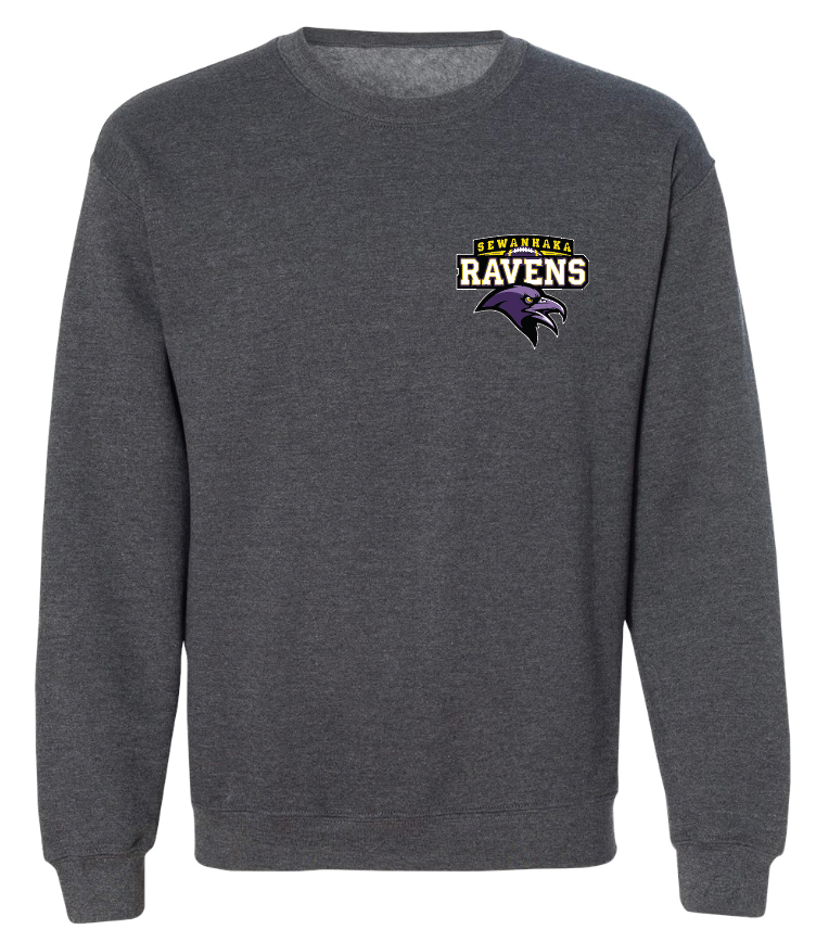 Sewanhaka Ravens Football Crewneck Sweater