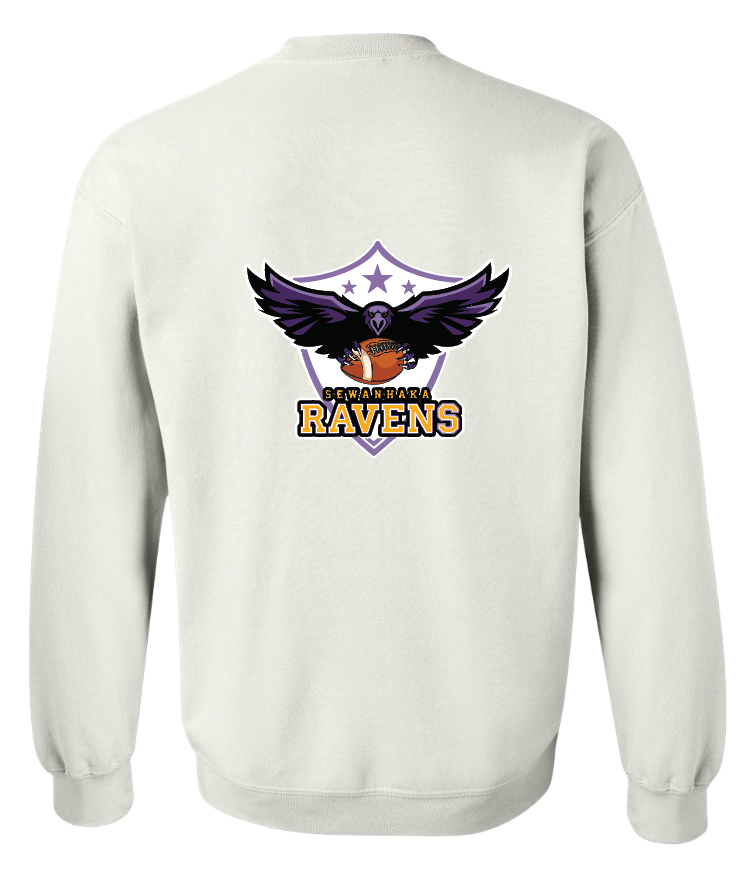 Sewanhaka Ravens Football Crewneck Sweater