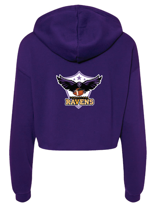 Sewanhaka Ravens Football Cropped Hoodie