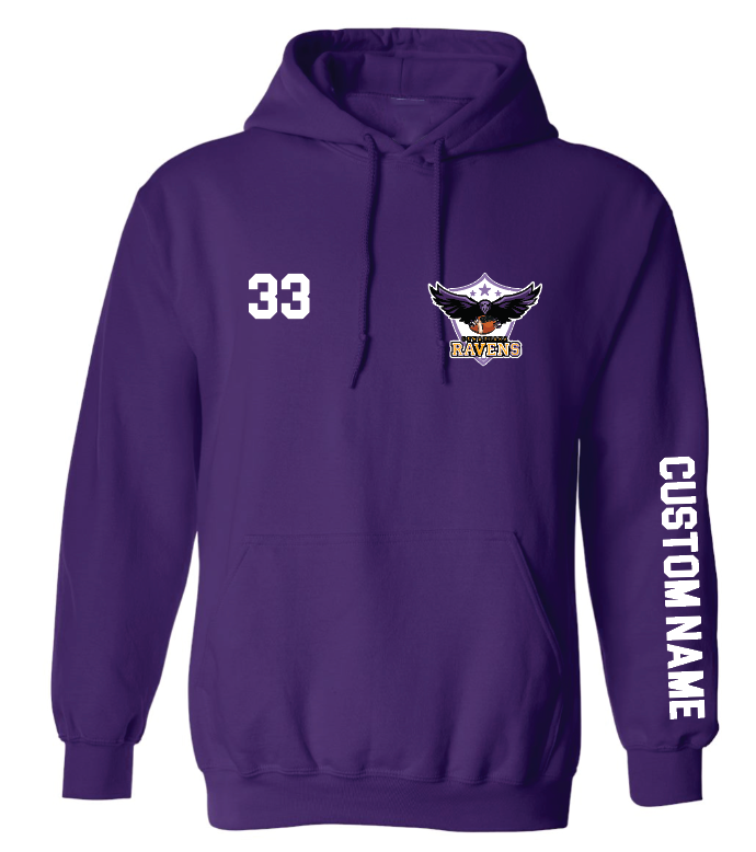 Sewanhaka Ravens Football Gilden Hoodie