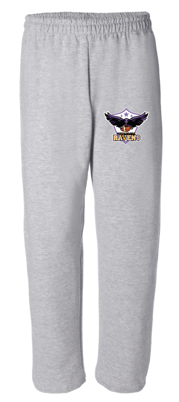 Sewanhaka Ravens Football Open Bottom Sweatpants
