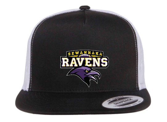 Sewanhaka Ravens Football Pressed Trucker Hat