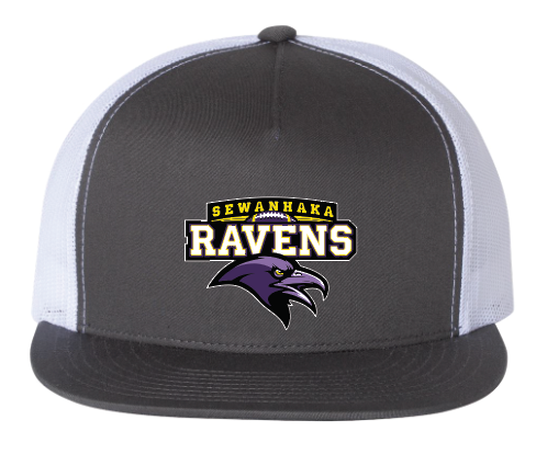 Sewanhaka Ravens Football Pressed Trucker Hat