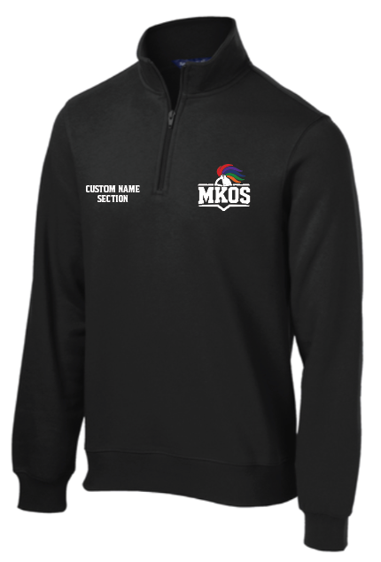SEWANHAKA MARCHING KNIGHTS EMBROIDERED 1/4 ZIP (SIZE RUNS BIG)