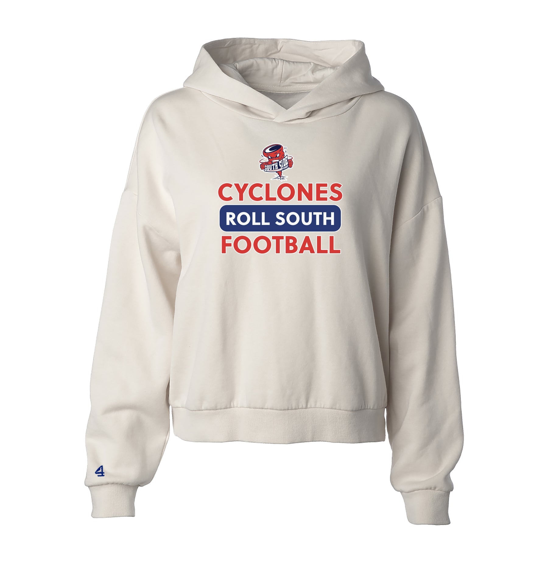 South Side High School Football Cropped Hoodie