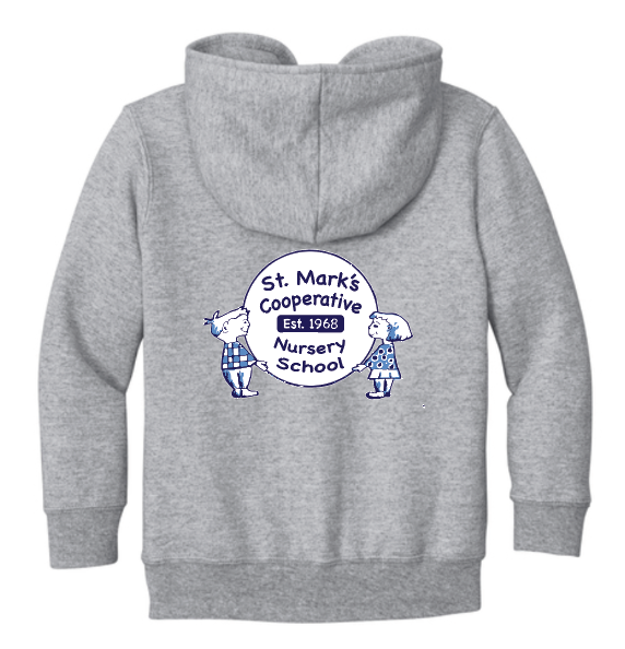 St. Mark's Nursery School Toddler Full Zip Hoodie car78tzh