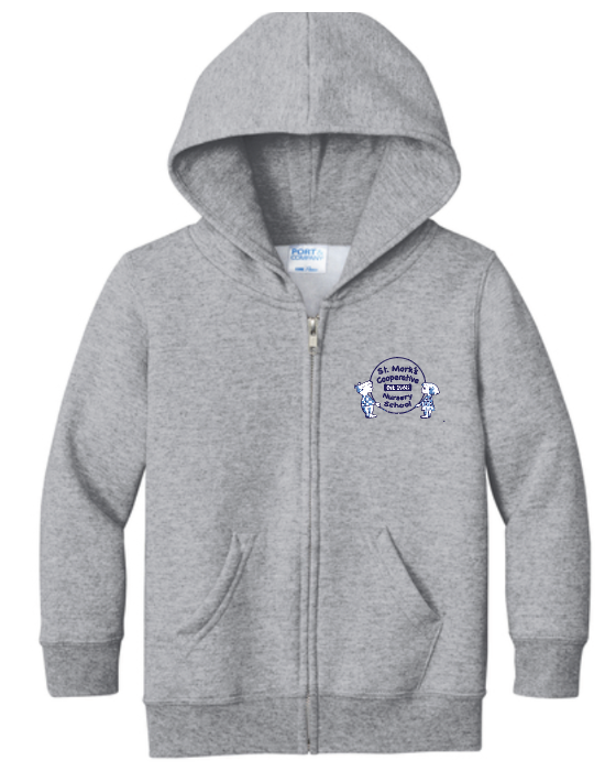 St. Mark's Nursery School Toddler Full Zip Hoodie car78tzh
