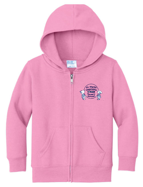 St. Mark's Nursery School Toddler Full Zip Hoodie car78tzh