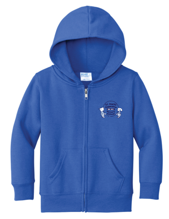 St. Mark's Nursery School Toddler Full Zip Hoodie car78tzh
