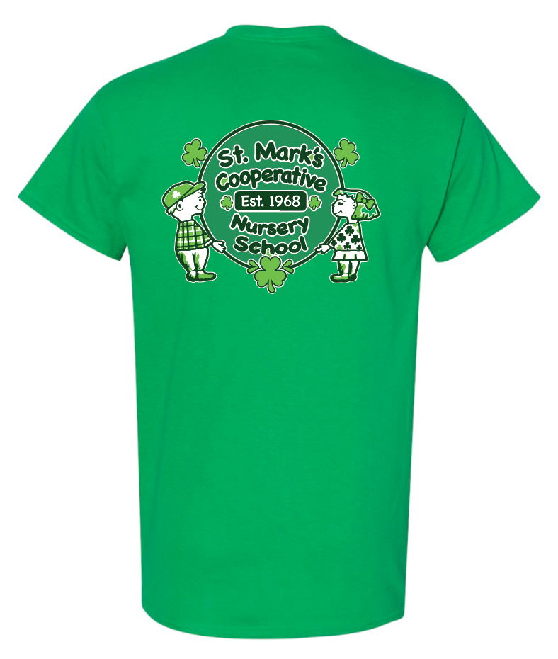 St. Mark's Nursery School Youth and Adult Irish T-shirt 5100P/ 5000/ P