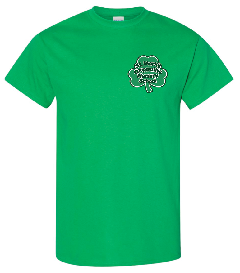 St. Mark's Nursery School Youth and Adult Irish T-shirt 5100P/ 5000/ P
