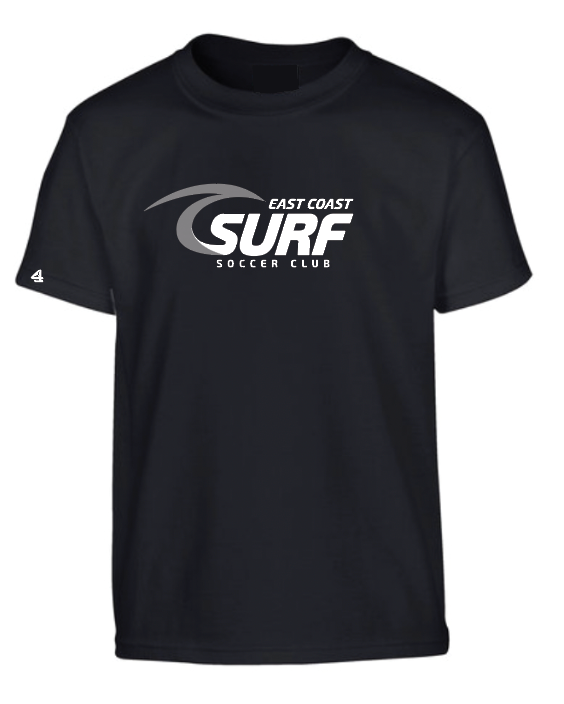 East Coast Surf Soccer Club Logo Short sleeve T-shirt