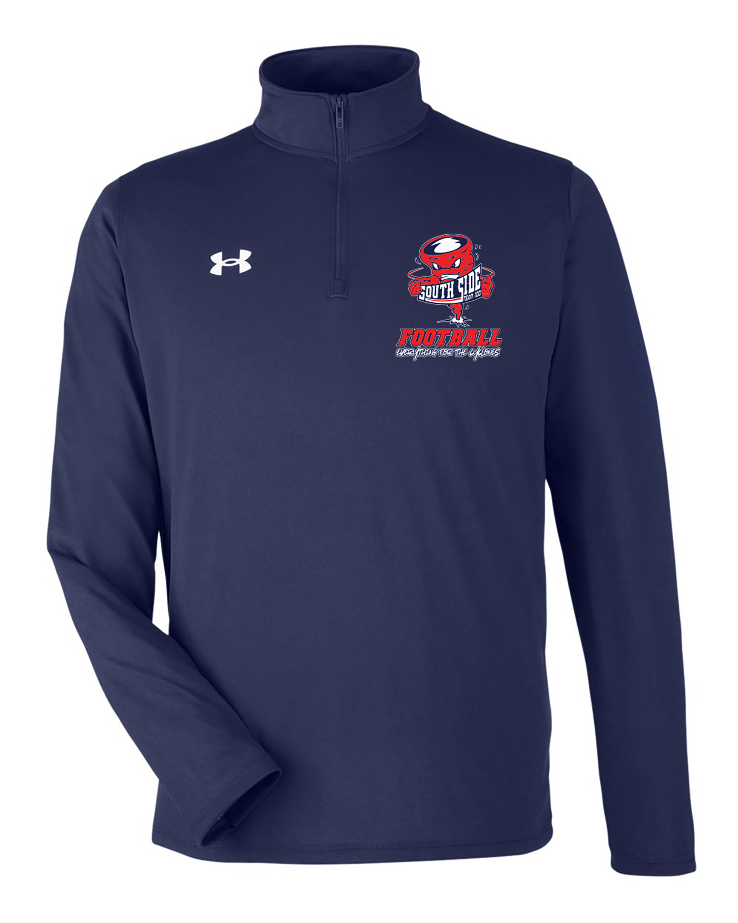South Side High School Football Team 100 Printed Under Armour 1/4 Zip
